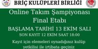 BKB Online Takımlar Şampiyonası Final Etabında ŞİRİNYERSPOR 3.’üncü Oldu