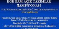 Ege BAM Açık Takımlar Şampiyonu DERİNSU Oldu