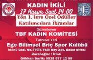 KADIN İKİLİ TURNUVASI (2. Dönem Ege Bilimsel Etabı)